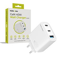 Mobile Origin GaN 40 W Wall Charger MO13 1 USB-A + 2 USB-C - Netzladegerät