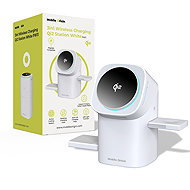 Mobile Origin 3in1 Qi2 Wireless Automatic Charging Station PW11 - White - Wireless Charger