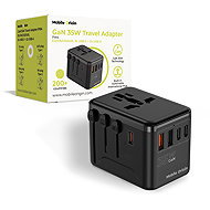 Mobile Origin GaN 35W Travel Adapter PW4 EU/UK/US/AUS 3x USB-C + 2x USB-A - Travel Adapter
