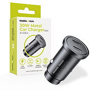 Mobile Origin Metal Car Charger 30W, CA13 2x USB-C - Car Charger