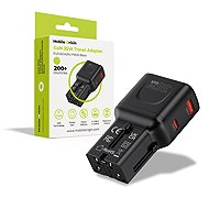 Mobile Origin GaN 35W Travel Adapter, EU/US/UK/AU PW25 Black - Travel Adapter