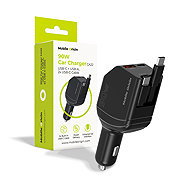 Mobile Origin 90W Car Charger CA22 - USB-C + USB-A, 2x USB-C Cable - Car Charger