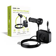 Mobile Origin 75W 5in1 Car Charger CA23 - 2x USB-C + USB-A Port, 2x USB-C Cable - Car Charger