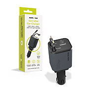 Mobile Origin 4in1 50W Car Charger CA28 USB-C + USB-A USB-C And Lightning Cable - Car Charger