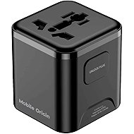 Mobile Origin Universal Travel Adapter PW30 EU/UK/US/AUS Black - Travel Adapter
