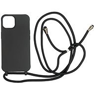 Mobile Origin Lanyard Case Black iPhone 14 - Phone Cover