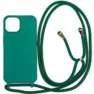 Mobile Origin Lanyard Case Dark Green iPhone 15 - Kryt na mobil