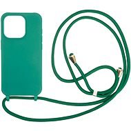 Mobile Origin Lanyard Case Dark Green iPhone 15 Pro tok - Telefon tok