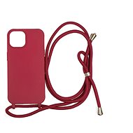 Mobile Origin Lanyard Case Cherry iPhone 15 - Phone Cover
