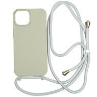 Mobile Origin Lanyard Case Light Grey iPhone 15 tok - Telefon tok