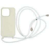 Mobile Origin Lanyard Case Light Grey iPhone 15 Pro - Phone Cover
