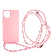 Mobile Origin Lanyard Case Pink iPhone 14 tok - Telefon tok