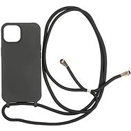 Mobile Origin Lanyard Case Black iPhone 15 - Kryt na mobil