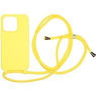 Mobile Origin Lanyard Case Yellow iPhone 15 Pro - Kryt na mobil