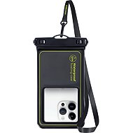 Mobile Origin Waterproof Floating Case 6.8" Black/Green - Waterproof Case