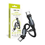 Mobile Origin 240W Rotating Cable USB-C to USB-C CB3 - Power Cable