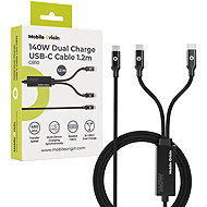 Mobile Origin 140W Dual Charge USB-C Cable 1,2 m CB10 - Stromkabel