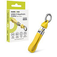 Mobile Origin 240W 40Gbps 8K USB-C Keychain Cable CB17 Yellow - Data Cable