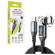 Mobile Origin 240W Display 540° Rotating USB-C to USB-C Cable 1 m CB16 - Data Cable
