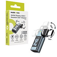 Mobile Origin 240W Display USB-C 540° Rotating Adapter CB15 - USB Adapter