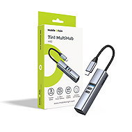 Mobile Origin 7in1 MultiHub HB2 - 3x USB-C, USB-A, HDMI, TF/SD Cards, USB-C Cable - USB Hub