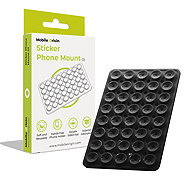Mobile Origin Sticker Phone Mount O1 Black - Phone holder