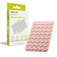 Mobile Origin Sticker Phone Mount O1 Light Pink - Phone holder