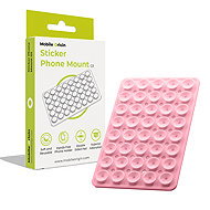 Mobile Origin Sticker Phone Mount O1 Pink - Phone holder