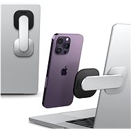 Spigen OneTap Monitor/Laptop Mount S312 Silver - Phone holder