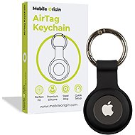 Mobile Origin Airtag KeyChain, black - AirTag Schlüsselanhänger