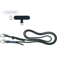Mobile Origin Lanyard Rope 6mm Black 82 - 163cm - Phone Lanyard