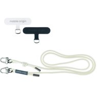 Mobile Origin Lanyard Rope 6mm White 82 - 163cm - Phone Lanyard