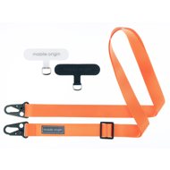 Mobile Origin Lanyard Tape 25mm Orange 84 - 165cm - Phone Lanyard