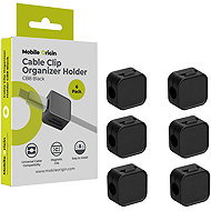 Mobile Origin Cable Cord Organiser Holder CB8 Black - Cable Organiser