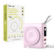 Mobile Origin Powerbank & Travel Charger Lightning/USB-C Cable MagSafe/AW/iPhone Compatible Pink - Power Bank