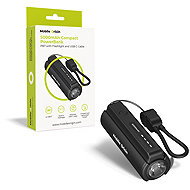 Mobile Origin 5000mAh Compact PowerBank PB7 with Flashlight and USB-C Cable - Power Bank