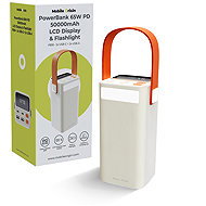 Mobile Origin 50000mAh Power Bank with TFT Display & Flashlight PB18 - 2× USB-C + 2× USB-A - Power Bank
