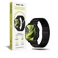 Mobile Origin Titanium Band Modena Apple Watch Ultra 49mm Black - Watch Strap