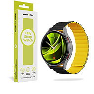 Mobile Origin Easy Strap Magnetic 20mm Quick Release Black Yellow - Watch Strap
