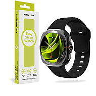 Mobile Origin Easy Strap Silicone Galaxy Watch Ultra 47mm Black - Watch Strap
