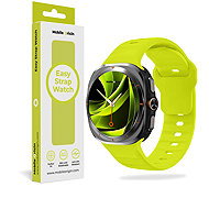 Mobile Origin Easy Strap Silicone Galaxy Watch Ultra 47mm Fluorescence Yellow - Watch Strap