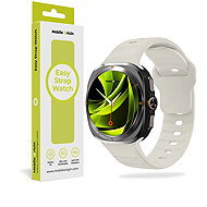 Mobile Origin Easy Strap Silicone Galaxy Watch Ultra 47mm Starlight - Watch Strap