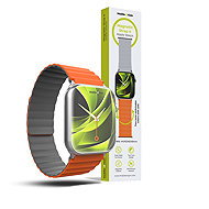 Mobile Origin Magnetic Band II Apple Watch 49mm/46mm/45mm/44mm Orange/Grey - Watch Strap