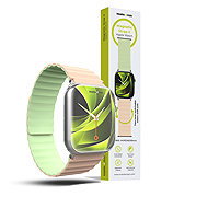 Mobile Origin Magnetic Band II Apple Watch 49mm/46mm/45mm/44mm Pink/Light Green - Watch Strap