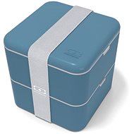 MonBento Snack box Square, blue - Lunch Box