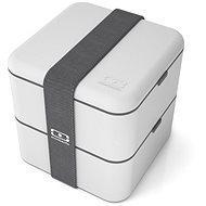 MonBento Square | light grey - Lunch Box