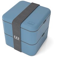 MonBento Square Denim | dark blue - Lunch Box