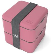 MonBento Square Blush | burgundy - Lunch Box