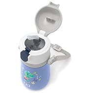 MonBento Children's thermo mug Stram Blue Dino, blue - Thermal Mug