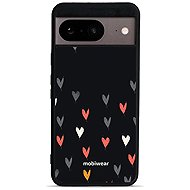 Mobiwear Glossy Glossy for Google Pixel 8 - Hearts - Protective Case